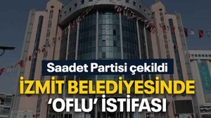 İzmit Belediyesinde 'Oflu' istifası
